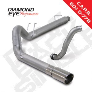 Ford F-250 Performance Exhaust - Diamond Eye Performance - DPF Back, Kit 5in, Aluminized - `08-`10